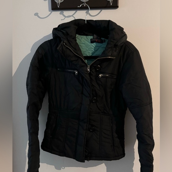 Vintage Triple Five Soul black jacket size S - Picture 1 of 3